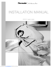 Thermador RFPLT1000 Installation Manual