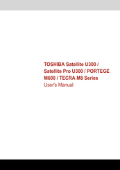Toshiba PORTEGEM600 User Manual