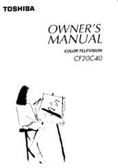 Toshiba CF20C40 Owner's Manual