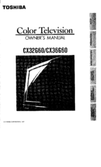 Toshiba CX36G60 Owner's Manual