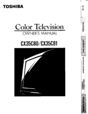 Toshiba CX35C81 Owner's Manual