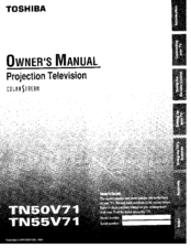 Toshiba TN50V71 Owner's Manual