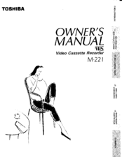 Toshiba M221 Owner's Manual