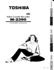 Toshiba M2390 Owner's Manual