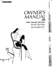 Toshiba M441 Owner's Manual