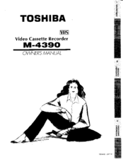 Toshiba M4390 Owner's Manual