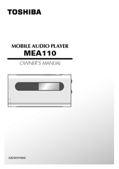 Toshiba MEA110 Owner's Manual