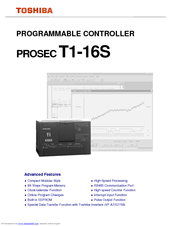Toshiba PROSEC T1-16S User Manual