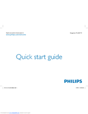 PHILIPS DesignLine 26PDL4906H Quick Start Manual