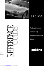 Uniden LRD 937 Reference Manual