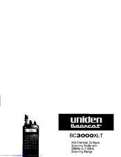 Uniden BC3000XLT User Manual
