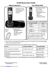 Uniden D3280-5 User Manual