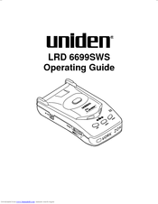 Uniden LRD6699SWS Operating Manual