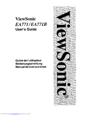Viewsonic EA771B User Manual