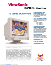 Viewsonic G70mb Specifications