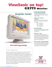 Viewsonic GS773 Specification Sheet
