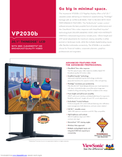 Viewsonic VP2030B - 20.1