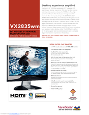 Viewsonic VX2835 Specifications