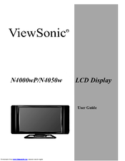 Viewsonic N4050W User Manual