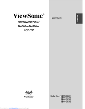 Viewsonic N4066w User Manual