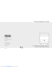 Viking Designer DSCD13014B Install Manual