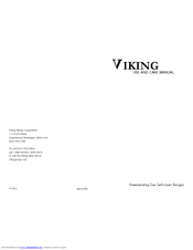 Viking Professional VGSC366-4GSS Use And Care Manual