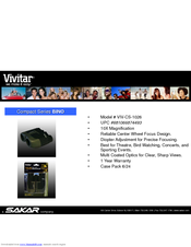 Vivitar CS-1026 Specifications
