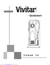 Vivitar Vivicam 30 Quick Start Manual