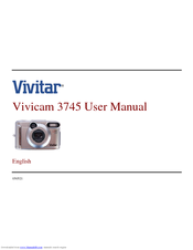 Vivitar Vivicam 3745 User Manual