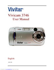 Vivitar Vivicam 3746 User Manual