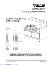 Vulcan-Hart G60XCC Replacement Parts Manual