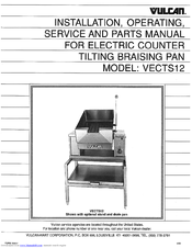 Vulcan-Hart VECTS12 Installation, Operating, Service And Parts Manual