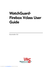 Watchguard Firebox V80 User Manual