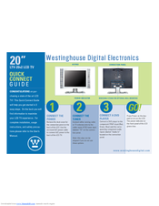 Westinghouse LTV-20V2 Quick Connect Manual