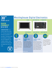 Westinghouse W33001 - Widescreen LCD Flat Panel HD-Ready TV Quick Connect Manual