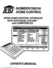 X10 CP290 Owner's Manual