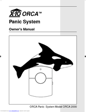 X10 Orca2000 Owner's Manual