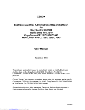 Xerox WorkCentre Pro 40 User Manual