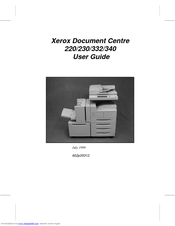 Xerox Document Centre 340 User Manual
