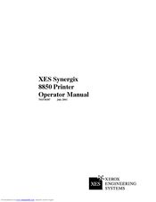 Xerox XES Synergix
8850 Operator's Manual