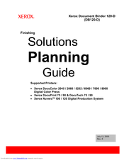 Xerox DB120-D Planning Manual