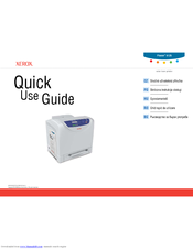 Xerox 6125N - Phaser Color Laser Printer Quick Use Manual