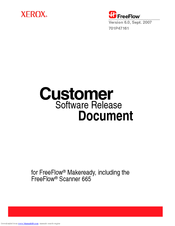Xerox FreeFlow Makeready Software Manual