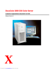 Xerox CSX 2000 Reference Manual