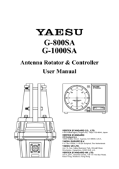 Yaesu G-1000SA User Manual