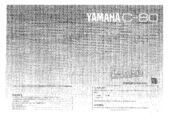 Yamaha C-80 Owner's Manual