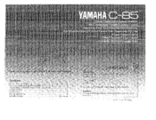 Yamaha C-85 Owner's Manual