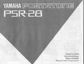 Yamaha PortaTone PSR-28 Owner's Manual