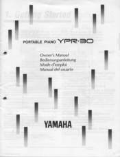 Yamaha YPR-30 Owner's Manual