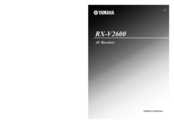Yamaha RX-V2600 Owner's Manual
